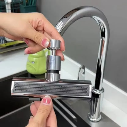 Waterfall Swivel Faucet Nozzle – 3 Modes of Pure Convenience